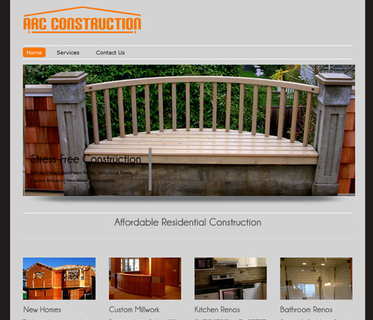 website for a contruction company