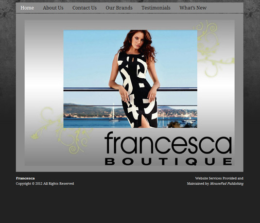 Francesca-Boutique • Fashion Website