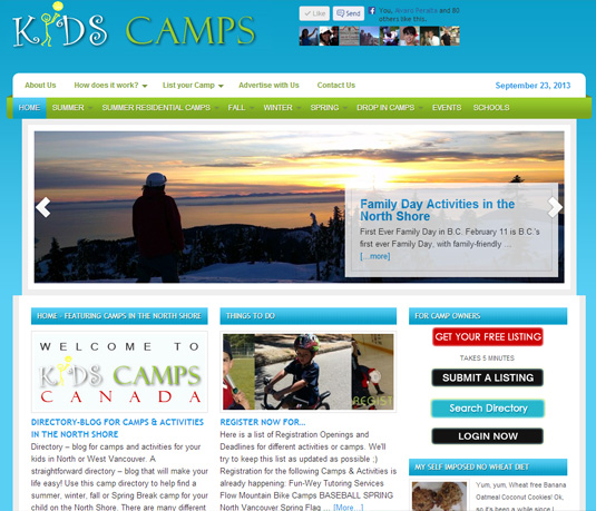 KIDS CAMPS CANADA