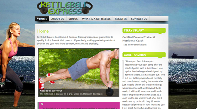 Vancouver Website Design for Fitness Company