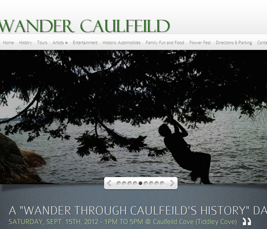 wander-caulfeild website